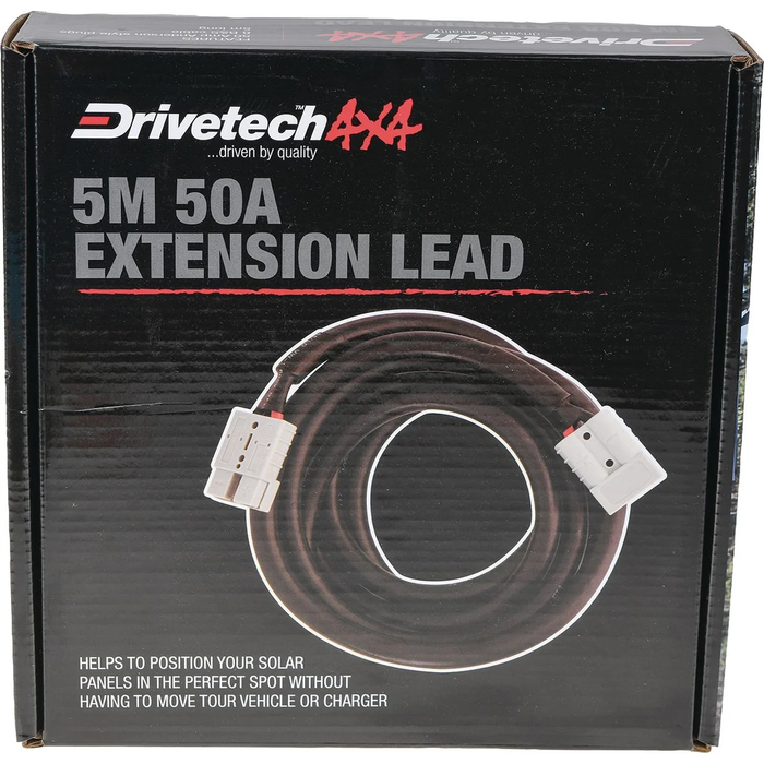 Drivetech 4x4 50A 5m Extension Lead with Anderson Style Connectors - Superstart Batteries