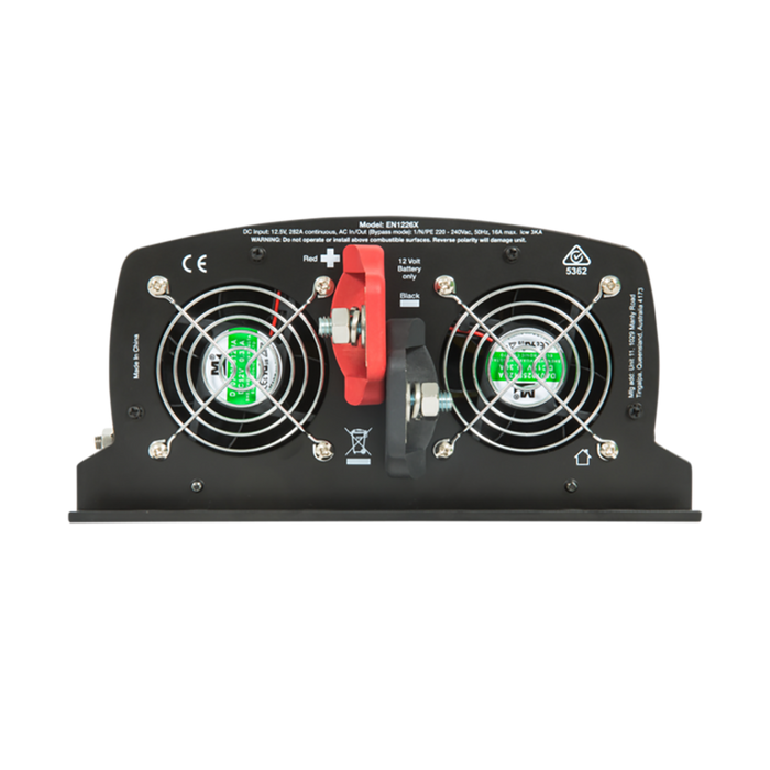 Enerdrive 12V 2000W Pure Sine Wave Inverter + AC switch