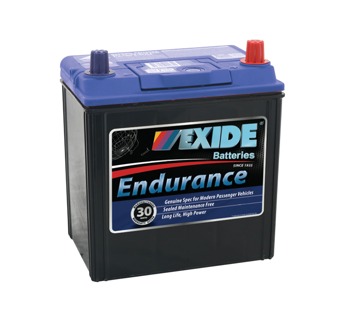 Exide Endurance 12V 350CCA Car Battery - 40CPMF (NS40ZL) - Superstart Batteries