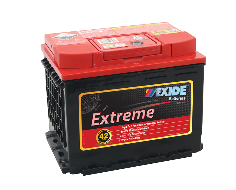 Exide Extreme XDIN55HMF Car Battery - 12V 600CCA 42-Months Warranty