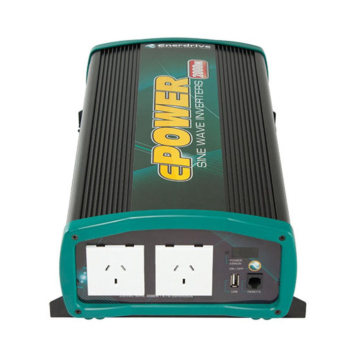 Enerdrive 12V 2000W Pure Sine Wave Inverter