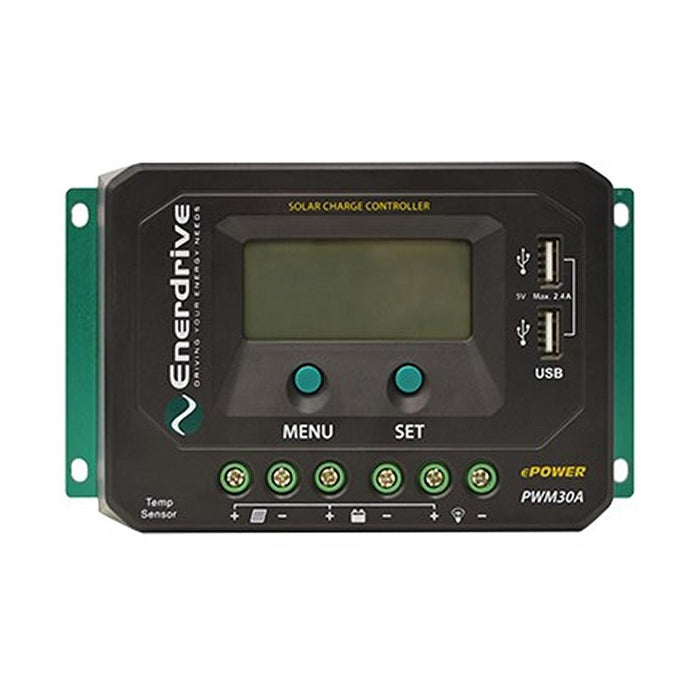 Enerdrive PWM Solar Controller - 12/24V 30A