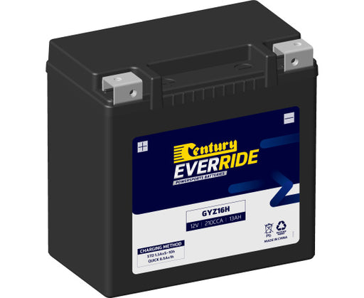 Century GYZ16H Heavy Duty AGM Battery 210CCA 13AH - Superstart Batteries