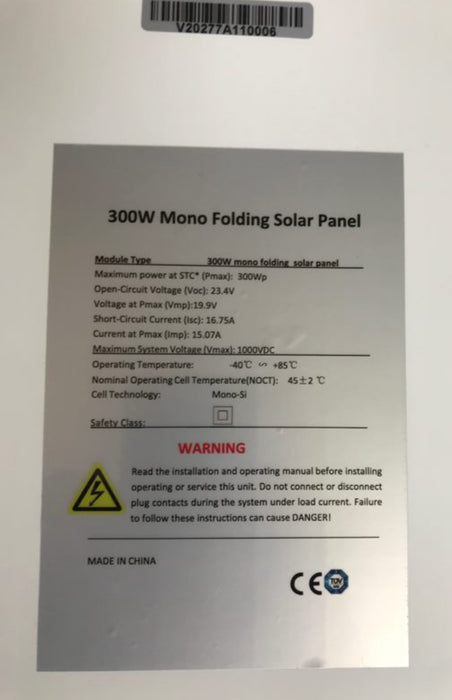 300W FOLDING SOLAR PANEL 300W FOLDABLE SOLAR CHARGER - Superstart Batteries