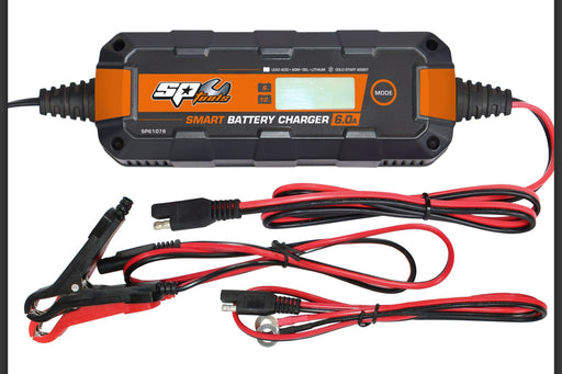 SMART BATTERY CHARGER - 8 STAGE MULTI VOLT - 6 & 12V - 6A SP61078 - Superstart Batteries