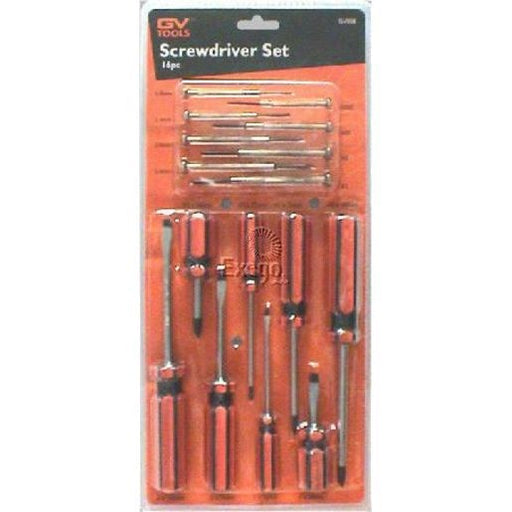 GV Tools Screwdriver Set 16 Piece - GV008 - Superstart Batteries