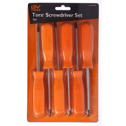 GV Tools Torx Screwdriver Set | 6-Piece T10-T30 | GV137 - Superstart Batteries