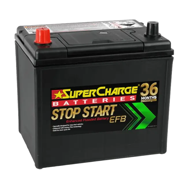 Supercharge Q85R EFB Stop-Start Battery - 685 CCA, 36-Month Warranty - Superstart Batteries