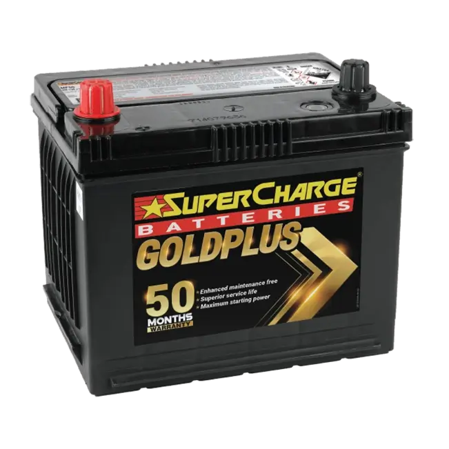 Supercharge GoldPlus MF50 Battery - 650 CCA, 40-Month Warranty - Superstart Batteries