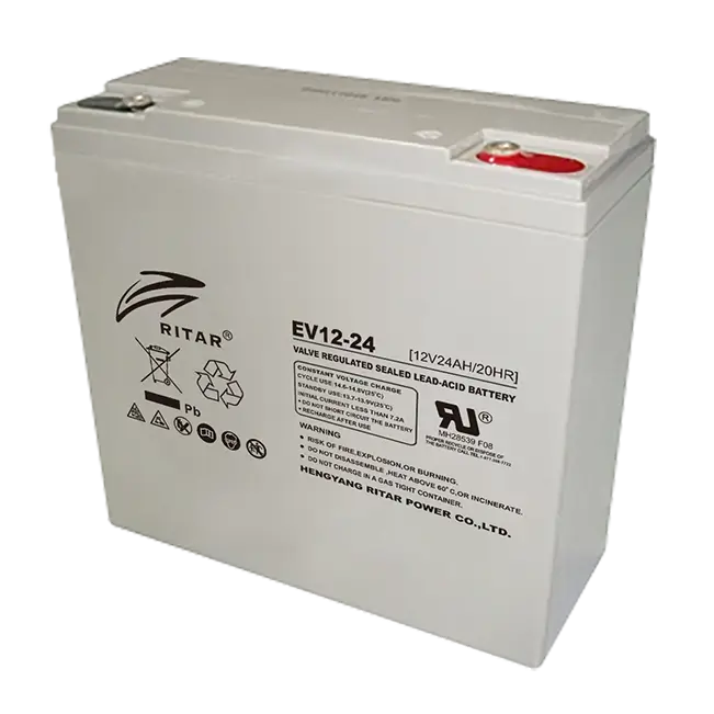 Ritar RT12240EV 12V 24Ah Deep Cycle SLA Battery RITAR EV12-24 - Superstart Batteries