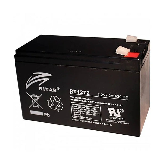 Ritar RT1272 12V 7.2AH SLA Battery ALARM BATTERY - Superstart Batteries