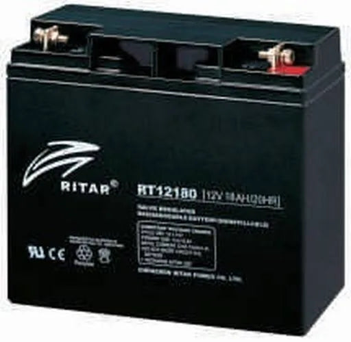 Ritar RT12180 12V 18AH SLA battery F3 Plug RT12180 F3 - Superstart Batteries