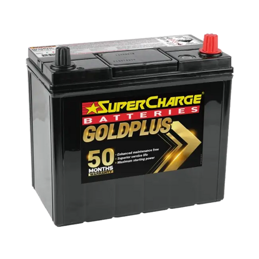 Supercharge 55B24L Battery, 12V 500 CCA, 50-Month Warranty - Superstart Batteries