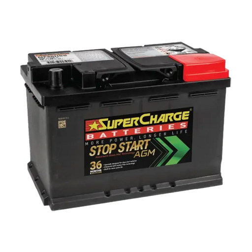 SuperCharge MF66HSS Start-Stop AGM Battery, 12V 760 CCA, 36-Month Warranty - Superstart Batteries