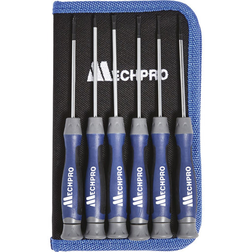 Mechpro Blue Mini Screwdriver Set 6 Piece – MPBSD102K - Superstart Batteries