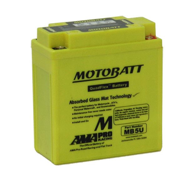 Motobatt Quadflex Mb5u 12V 105cca motorbike battery yb5l-b
