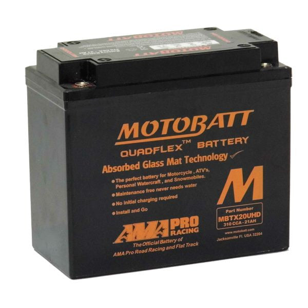 Motobatt MBTX20UHD 12V 310CCA AGM Battery | Superstart - Superstart Batteries