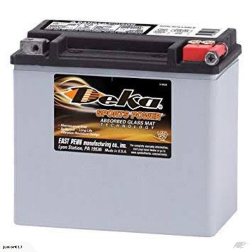 Deka ETX16L 12V 19Ah 435CCA AGM Gel Motorbike Battery - Superstart Batteries