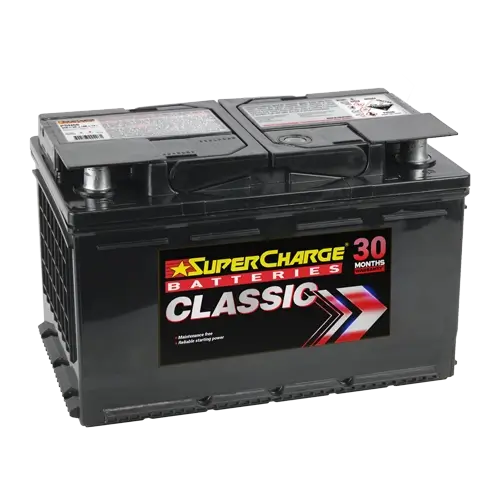 SUPERCHARGE DIN65L BATTERY EUROPEAN 650 CCA 30 MONTHS WARRANTY