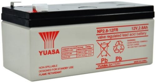 NP2.8-12FR Yuasa NP Stationary Power 12v 2.8ah AGM Deep-Cycle Batteries Sealed