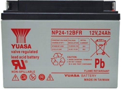 NP24-12BFR Yuasa NP Stationary Power 12v 24ah AGM Deep-Cycle Batteries Sealed