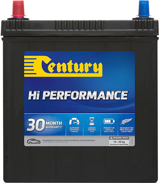 Century Hi Performance NS40Z MF Car Battery - 330 CCA, 30 Months Warranty - Superstart Batteries