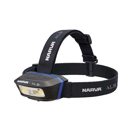 Narva 71427 ALS RECHARGEABLE L.E.D HEAD LAMP – 180 LUMENS WITH GREEN & RED FUNTIONS