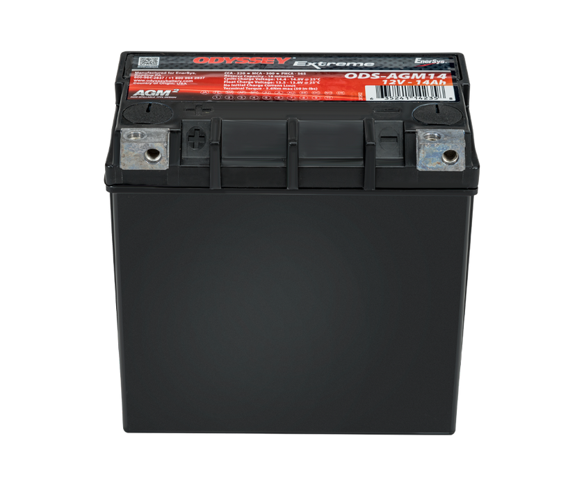 Odyssey ODS-AGM14 Extreme AGM Motorcycle Battery - 220CCA 14Ah - Superstart Batteries