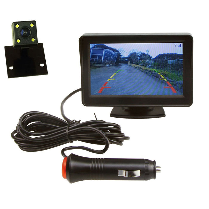Power Train RVC600WL Digital Wireless Reversing System 4.3” Rear View Monitor With Camera