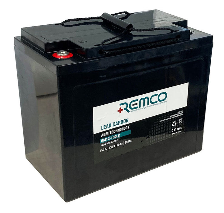 Remco RM12-150LC 12V 150Ah Lead Carbon AGM Deep Cycle Battery - Superstart Batteries