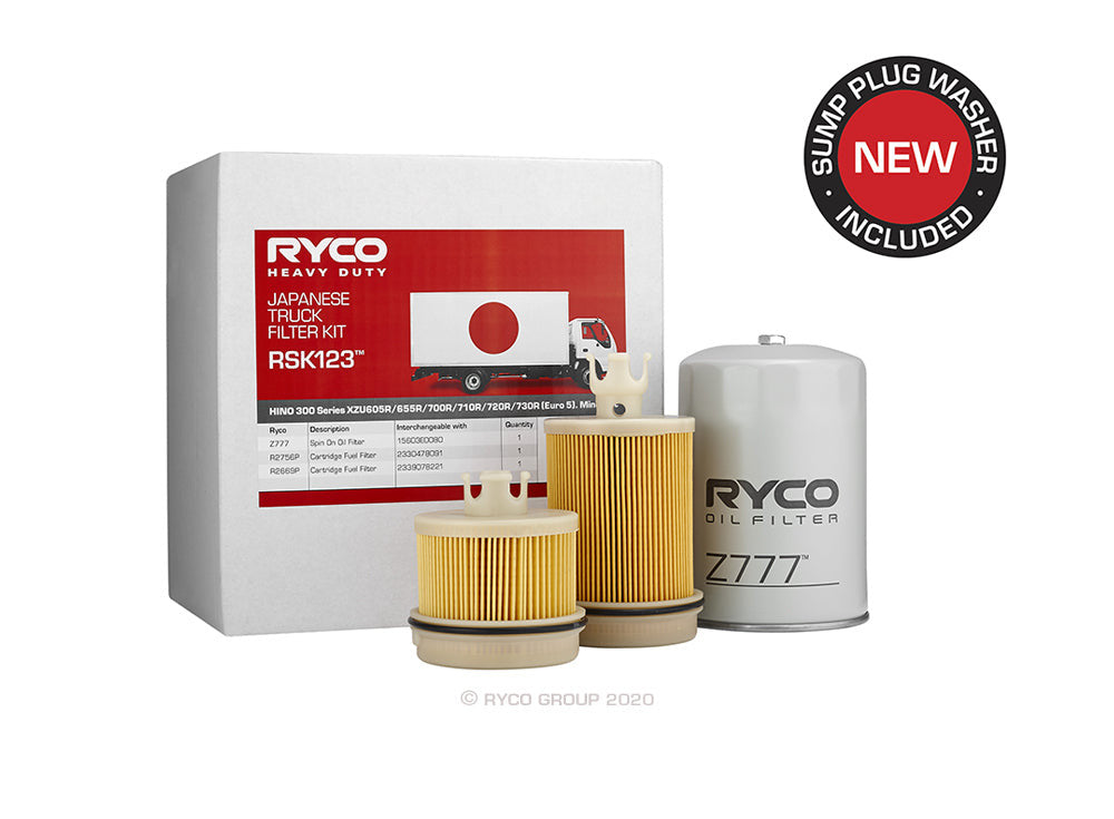 RSK123 Ryco Service Kit HINO 300 Series XZU605R — Superstart Batteries