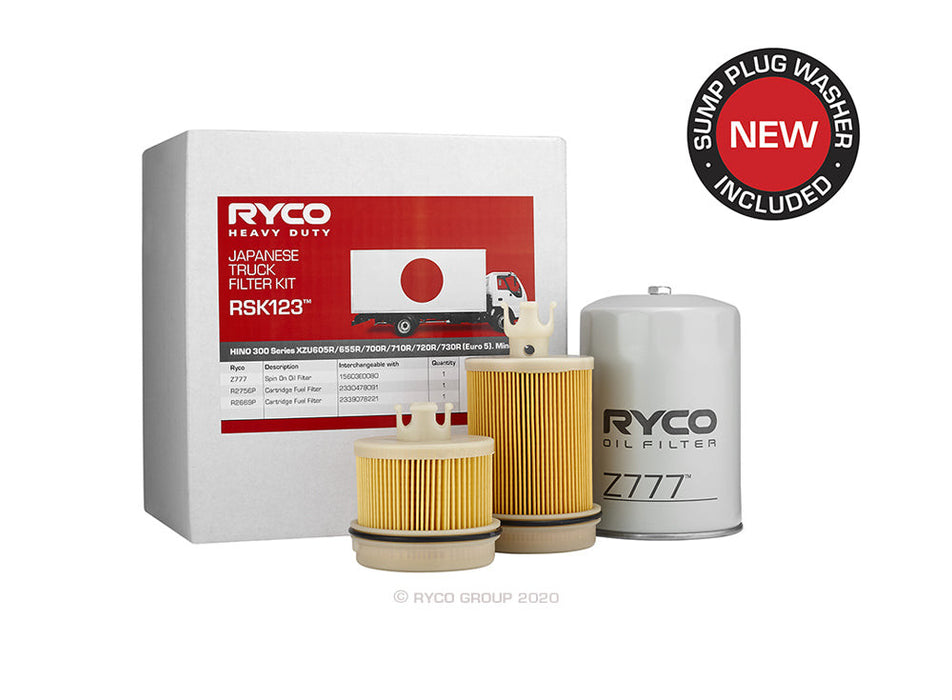 RSK123 Ryco Service Kit HINO 300 Series XZU605R