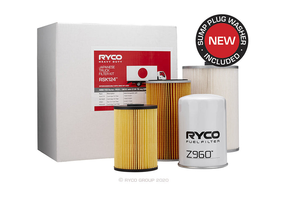 RSK132 Ryco Service Kit FUSO Canter FE83D, FE84D, FE85D (4M50-3 engine)