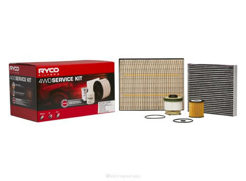 Ryco RSK58C 4WD Filter Service Kit for Ford Ranger PX / Everest - Superstart Batteries