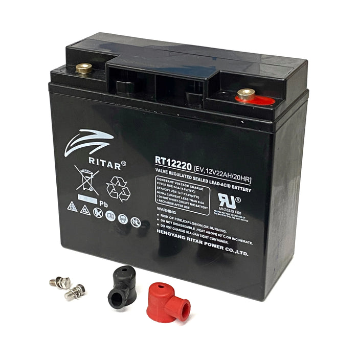Ritar Rt12220 12v 22ah Agm Deep Cycle Battery 12200 NB  Superstart Batteries.