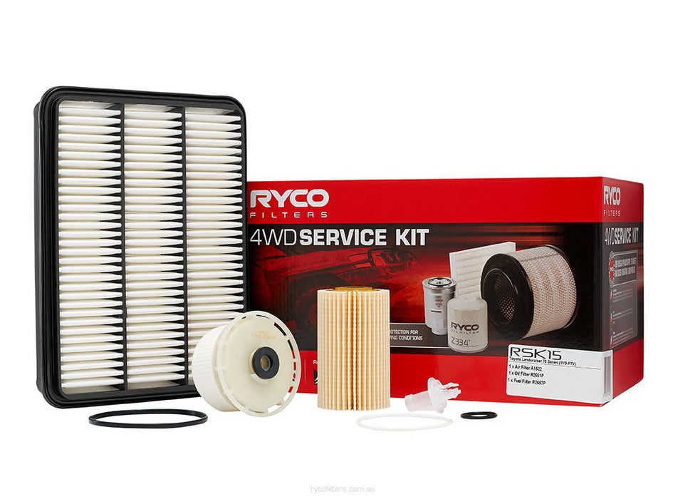 RYCO 4WD SERVICE KIT TOYOTA LANDCRUISER 76, 78, 79 SERIES 1VD-FTV RSK15