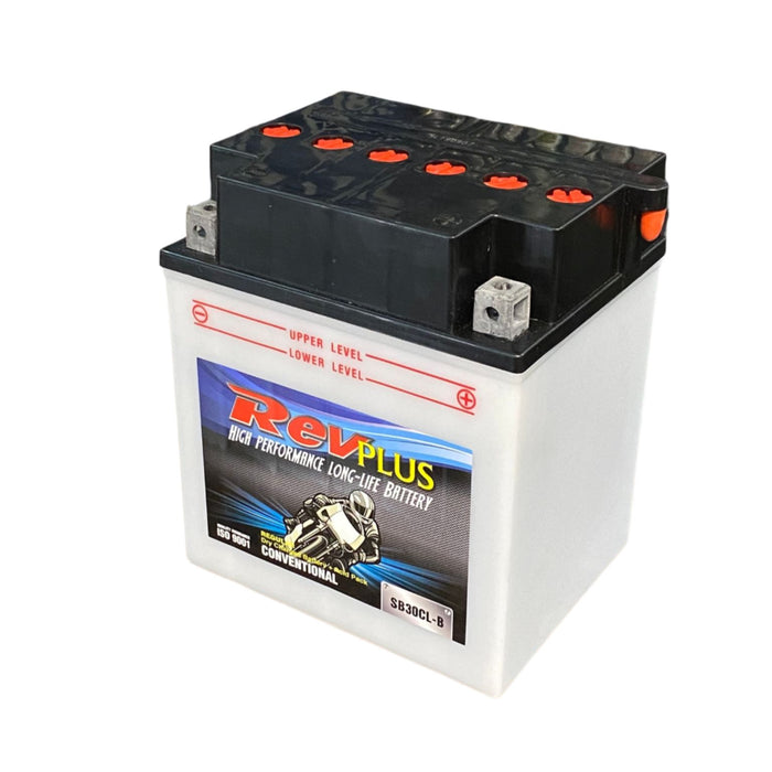 Revplus AGM Motorbike Battery 12V 30Ah 300CCA (SB30CL-B) - Superstart Batteries