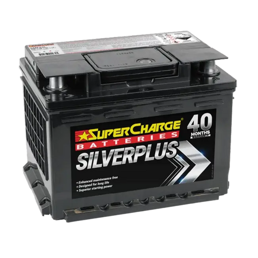 Supercharge DIN53ZL, DIN55L Battery - 590 CCA, 40-Month Warranty - Superstart Batteries