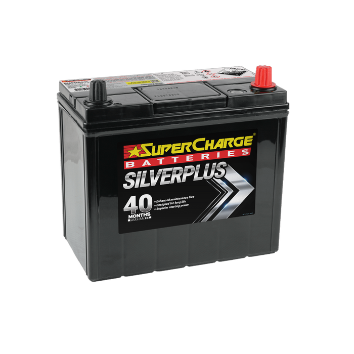 SUPERCHARGE NS60L BATTERY 380 CCA 40 MONTHS WARRANTY SMALL POST SMFNS60L