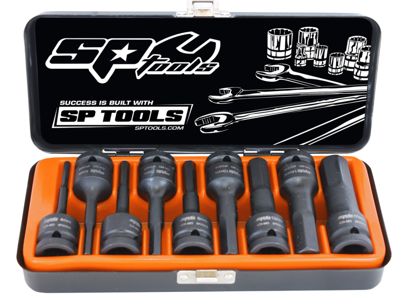 SP Tools SP20370 SP Tools SP20370 SOCKET SET IMPACT 1/2 DR INHEX 9PC METRIC  Superstart Batteries.