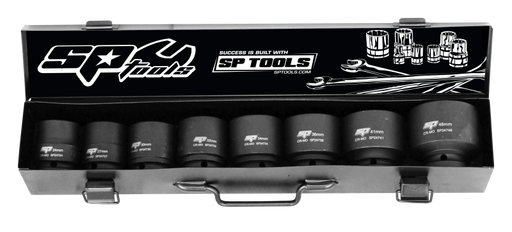 SP Tools SP20410 SP Tools S/SET IMPACT 3/4 DRIVE 8 PCE METRIC  Superstart Batteries.