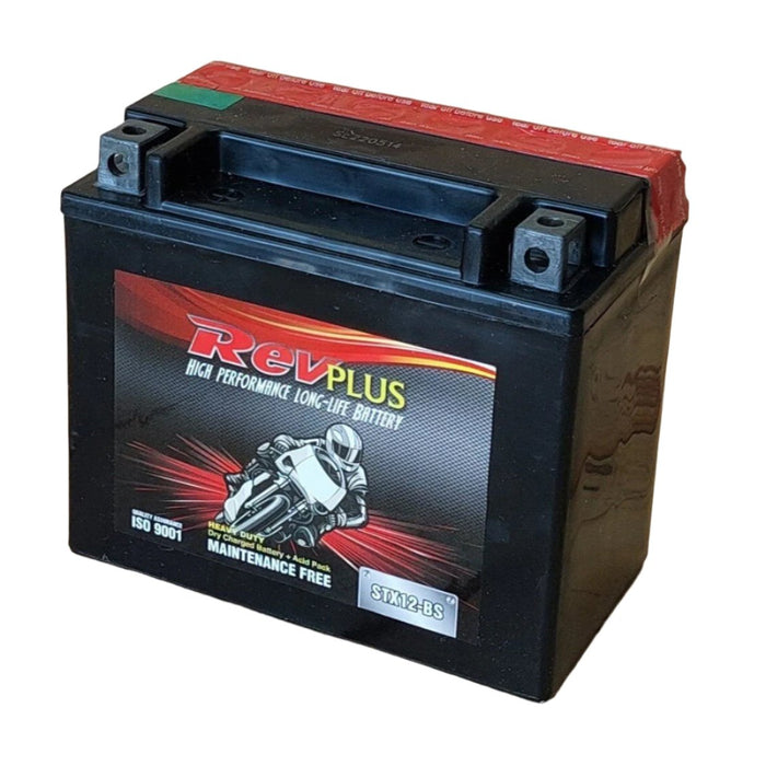 Revplus AGM Motorbike Battery 12V 10Ah 180CCA (STX12-BS) - Superstart Batteries