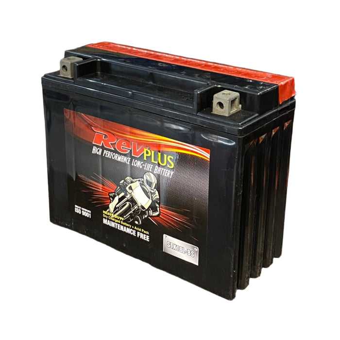 Revplus AGM Motorbike Battery 12V 18Ah 250CCA (STX18L-BS) - Superstart Batteries