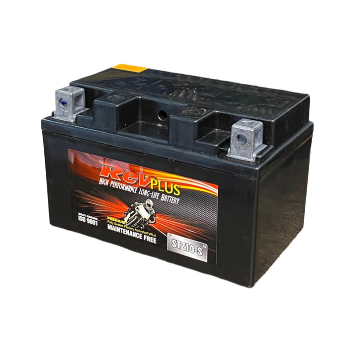 Revplus AGM Motorbike Battery 12V 8.6Ah 200CCA (STZ10-S) - Superstart Batteries