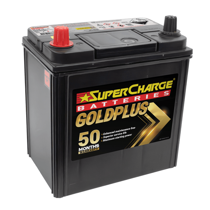 SuperCharge NS40Z 40B20R Battery, 12V 390 CCA, 40-Month Warranty - Superstart Batteries