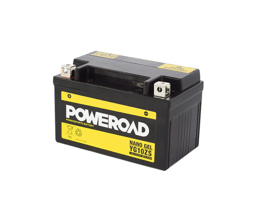 Poweroad Nano Gel Motorbike Battery 12V 8.6Ah - YG10ZS - Superstart Batteries