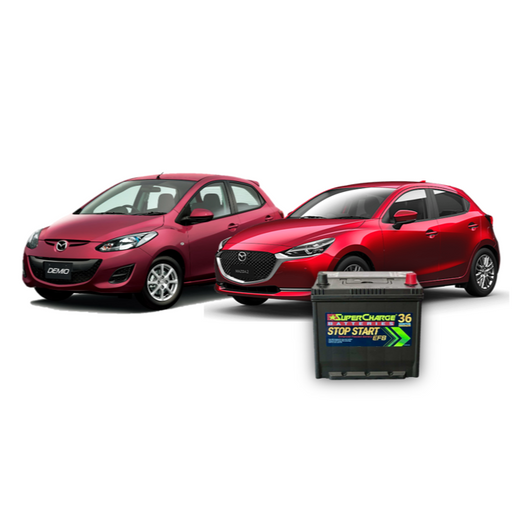 Mazda Demio 2 Battery i-Stop - Superstart Batteries