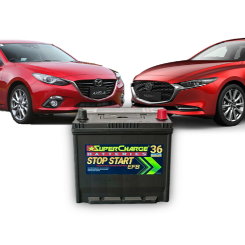 Mazda Axela Battery i-Stop - Superstart Batteries