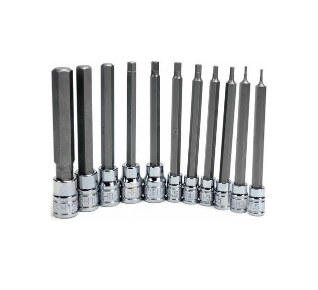 Mechpro 11 Piece Extra Long Hex Set Allen Key – MPBSK146K - Superstart Batteries
