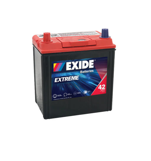 Exide X40DPMF Extreme Car Battery - 12V 400 CCA (NS40Z) - Superstart Batteries